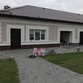 Нанесение декоративной штукатурки Cerest CT 174